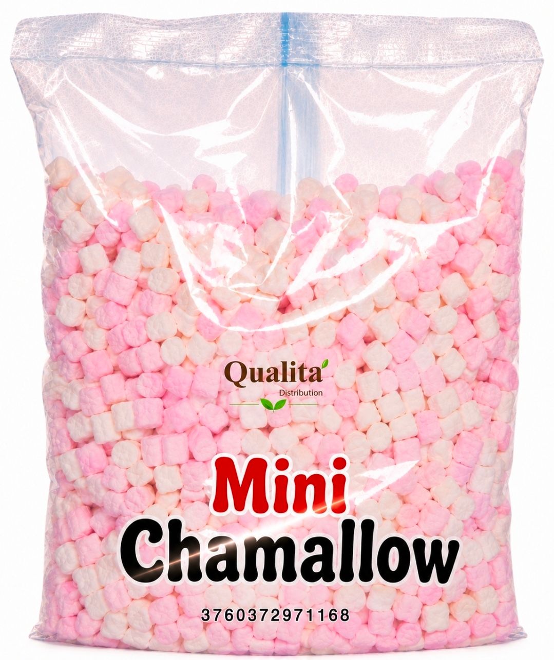 Mini Guimauves (Marshmallows) rose et blanc (sachet de 1kg)