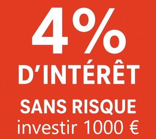 Investissement à 4 % annuel