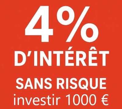 Investissement à 4 % annuel