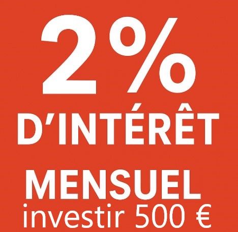 Investissement à 2 % à 30 jours