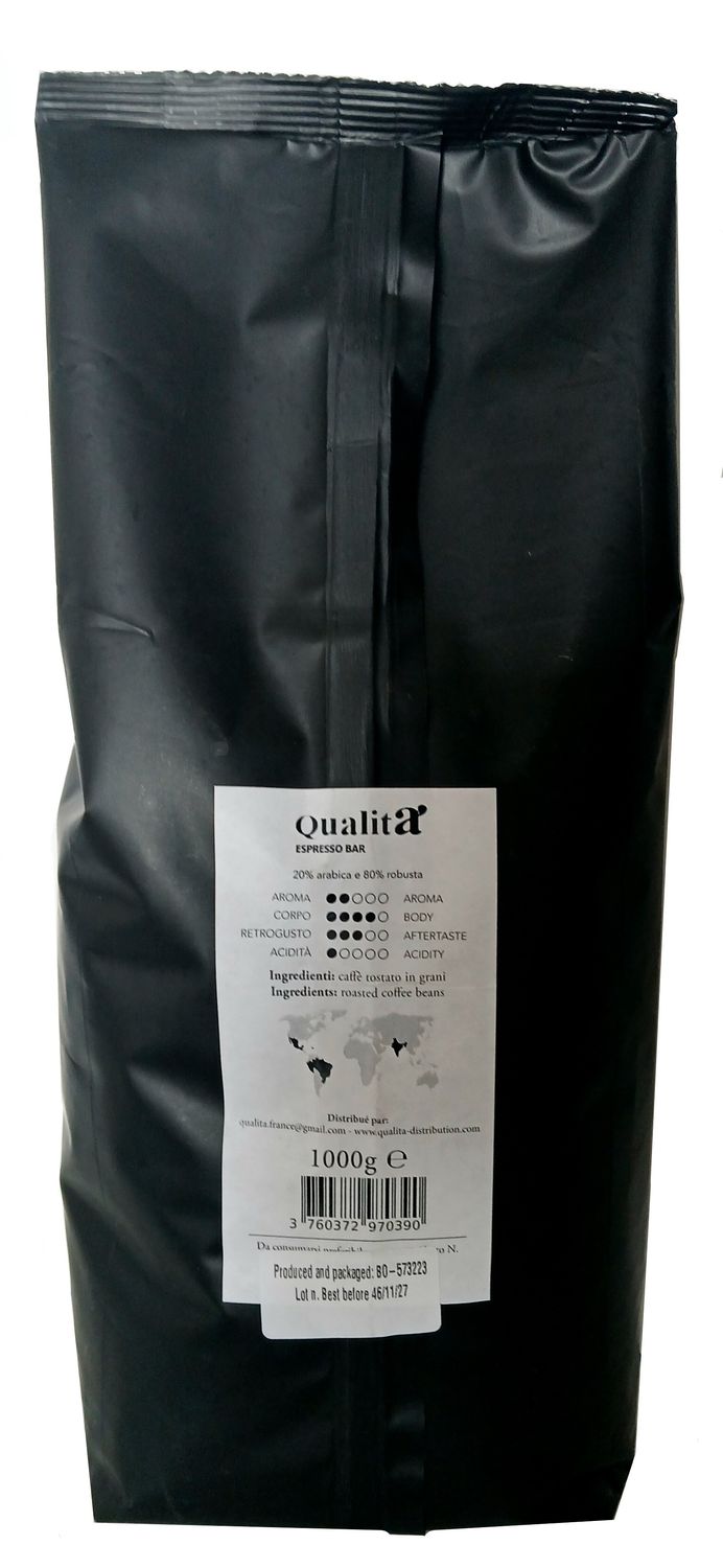 Café grains crémeux ROMA .10 kg. Intensité 6 (intermédiaire)