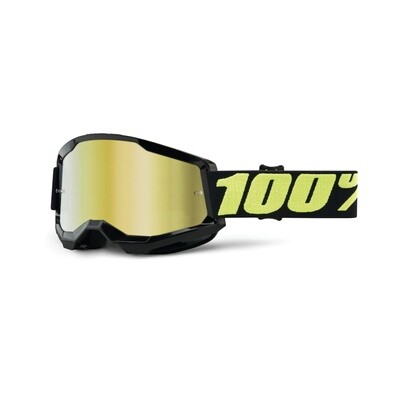 100% STRATA 2 goggle UPSOL - MIRROR GOLD