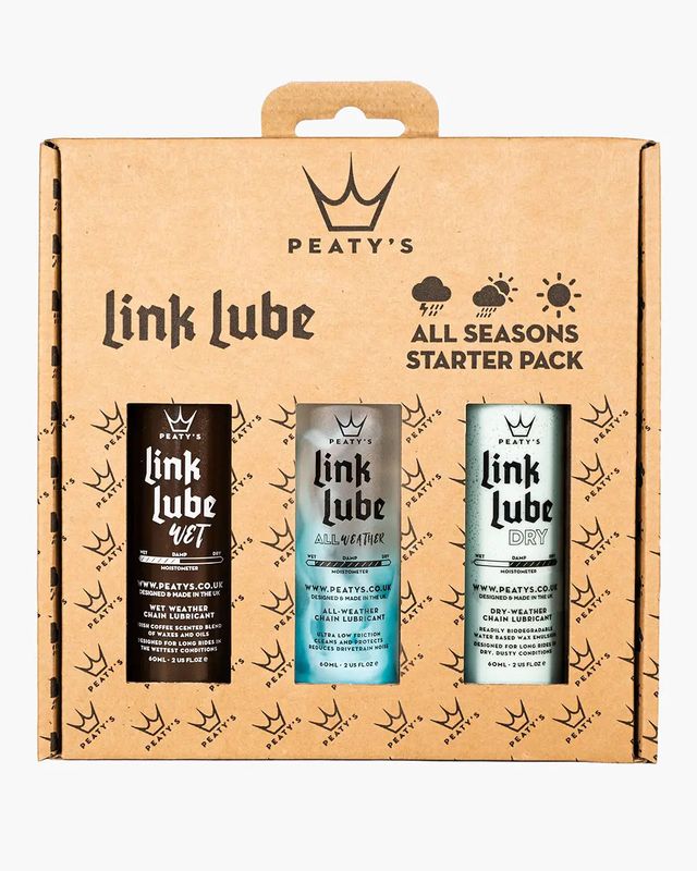 Peaty's LinkLube All Seasons Starter Pack Box of 4