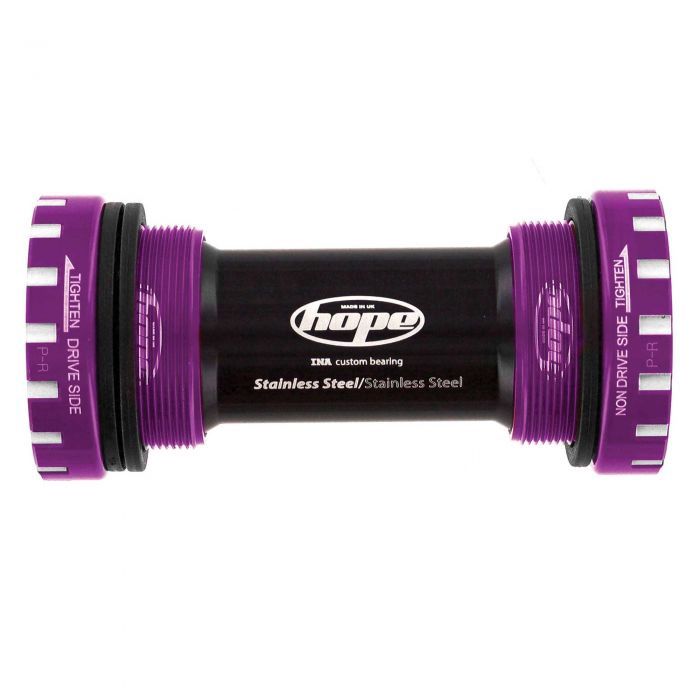 Hope  Threaded 24mm BSA BB - Purple