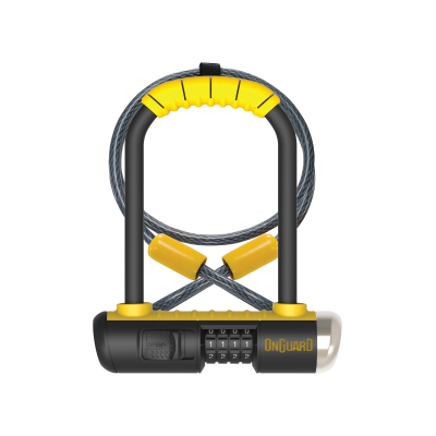 On Guard DLOCK Bulldog Combo 230mm SILVER + Cable