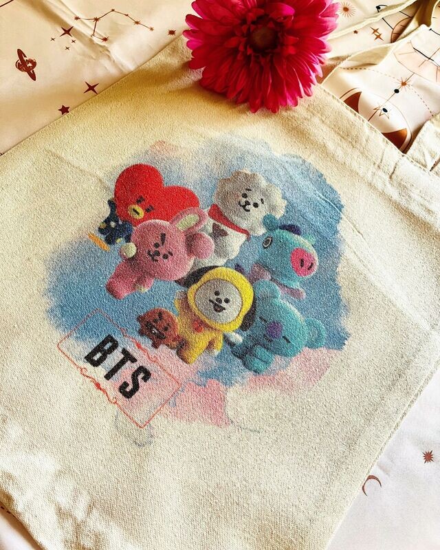 Bolso de tela BTS