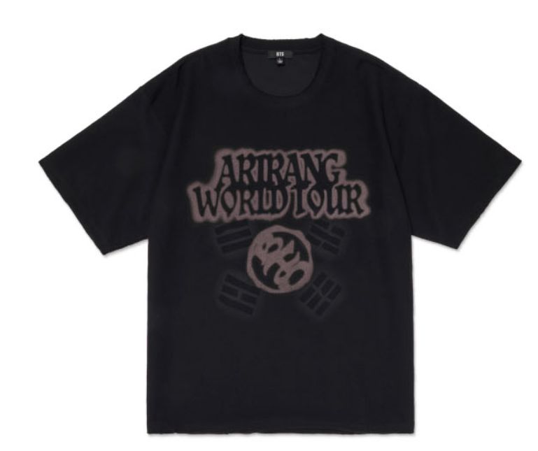 CAMISETA OFICIAL WORLD TOUR BTS 2026