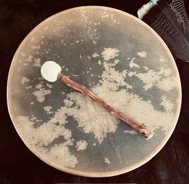 Natural Hide Buffalo Drum