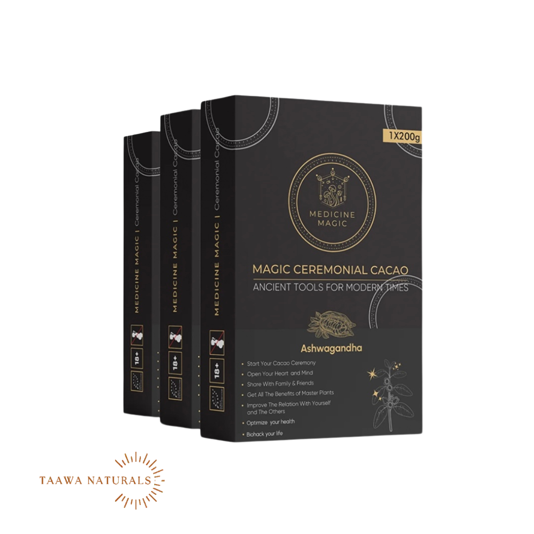 Magic Ceremonial Grade Cacao with Ashwagandha from Colombia – 200 grams
