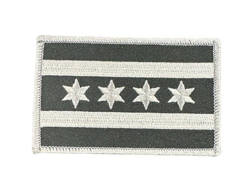 Chicago City Flag BDU patch