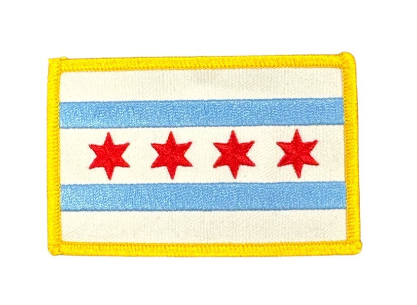 Chicago City Flag patch