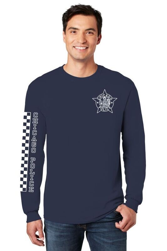 Long Sleeve tee with Checkerboard tee