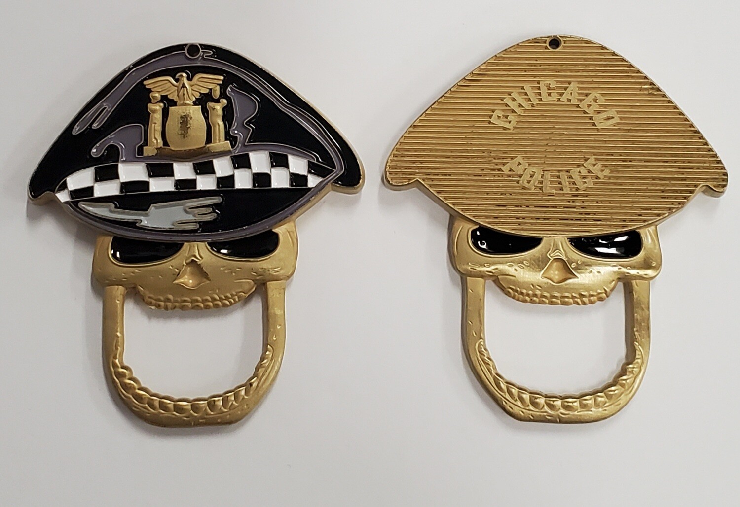 SKULL CPD BOTTLE OPENER COIN