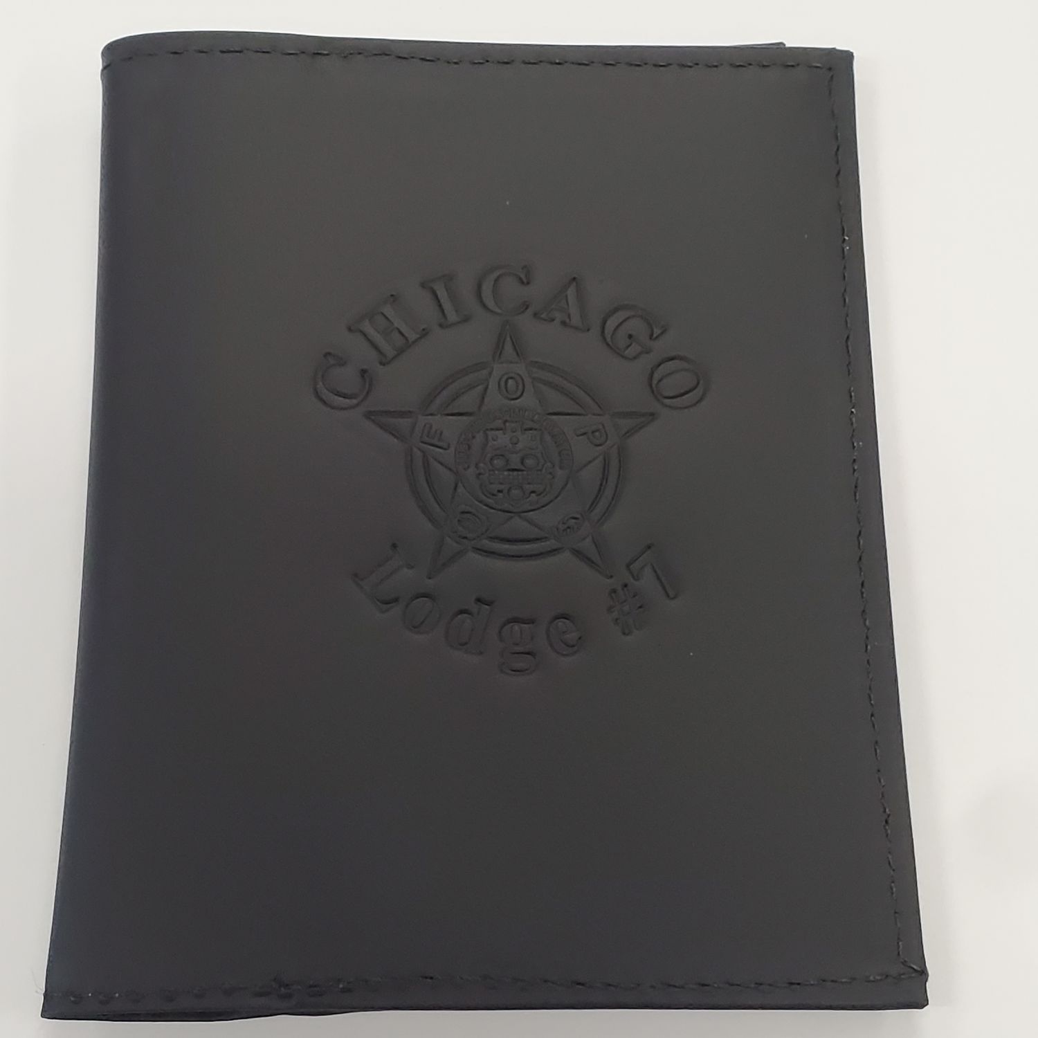 LEATHER FOP BOOK COVER
