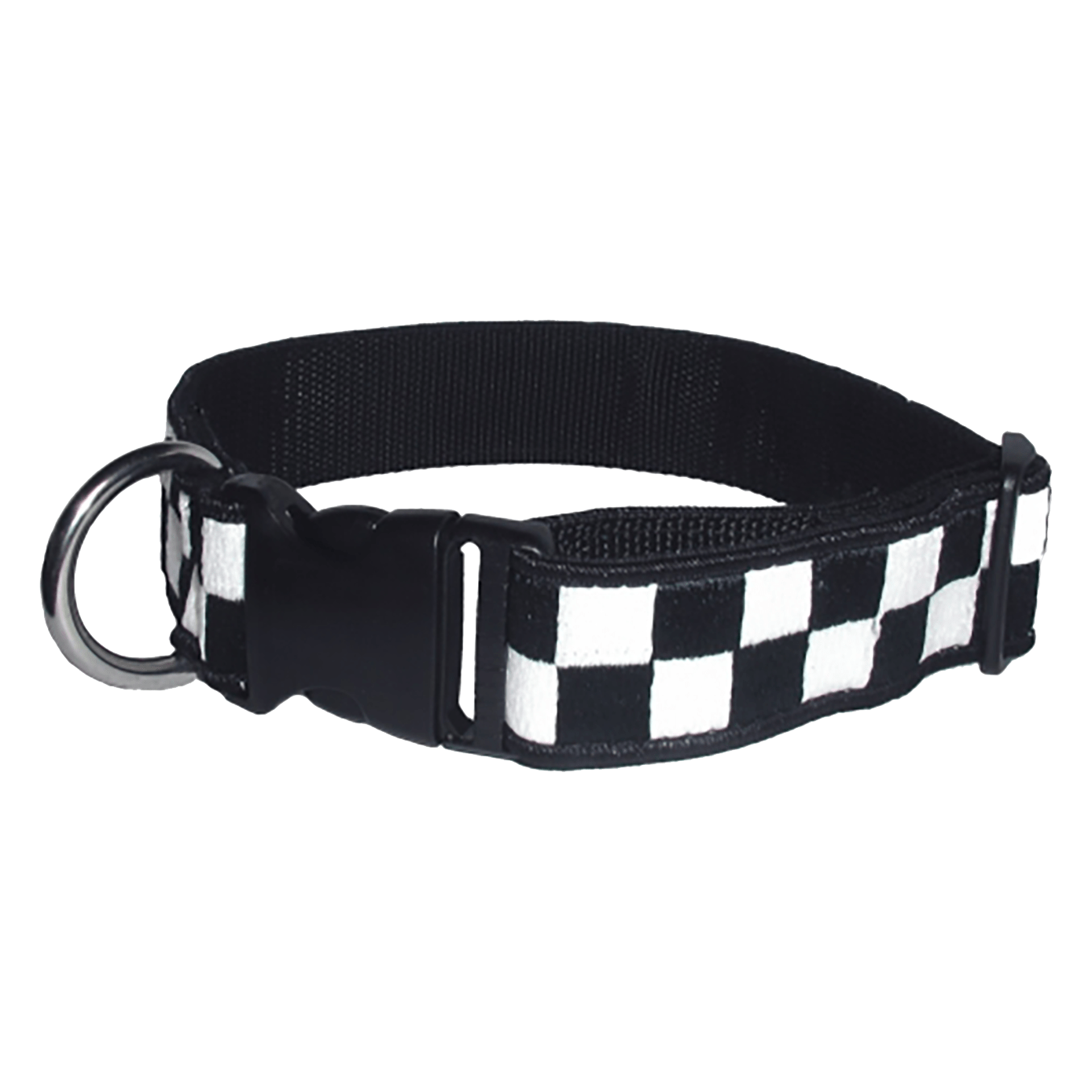 NAVY AND WHITE DOG COLLAR