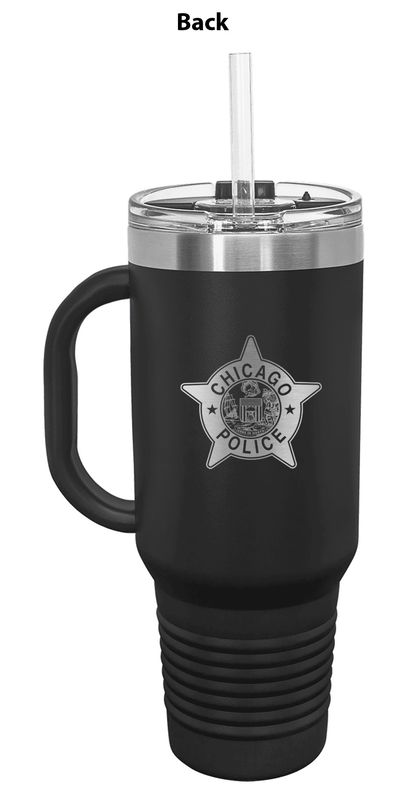 CPD Polar Camel 40 oz. Travel Mug with Handle, Straw Included