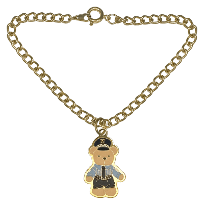 Chicago PO Teddy Bear Charm