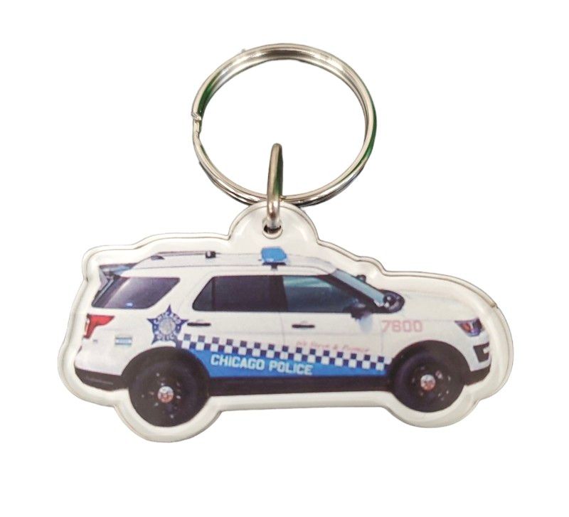 CPD Squad Car Keychain