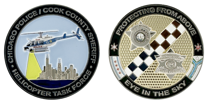 HELICOPTER CHALLENGE COIN