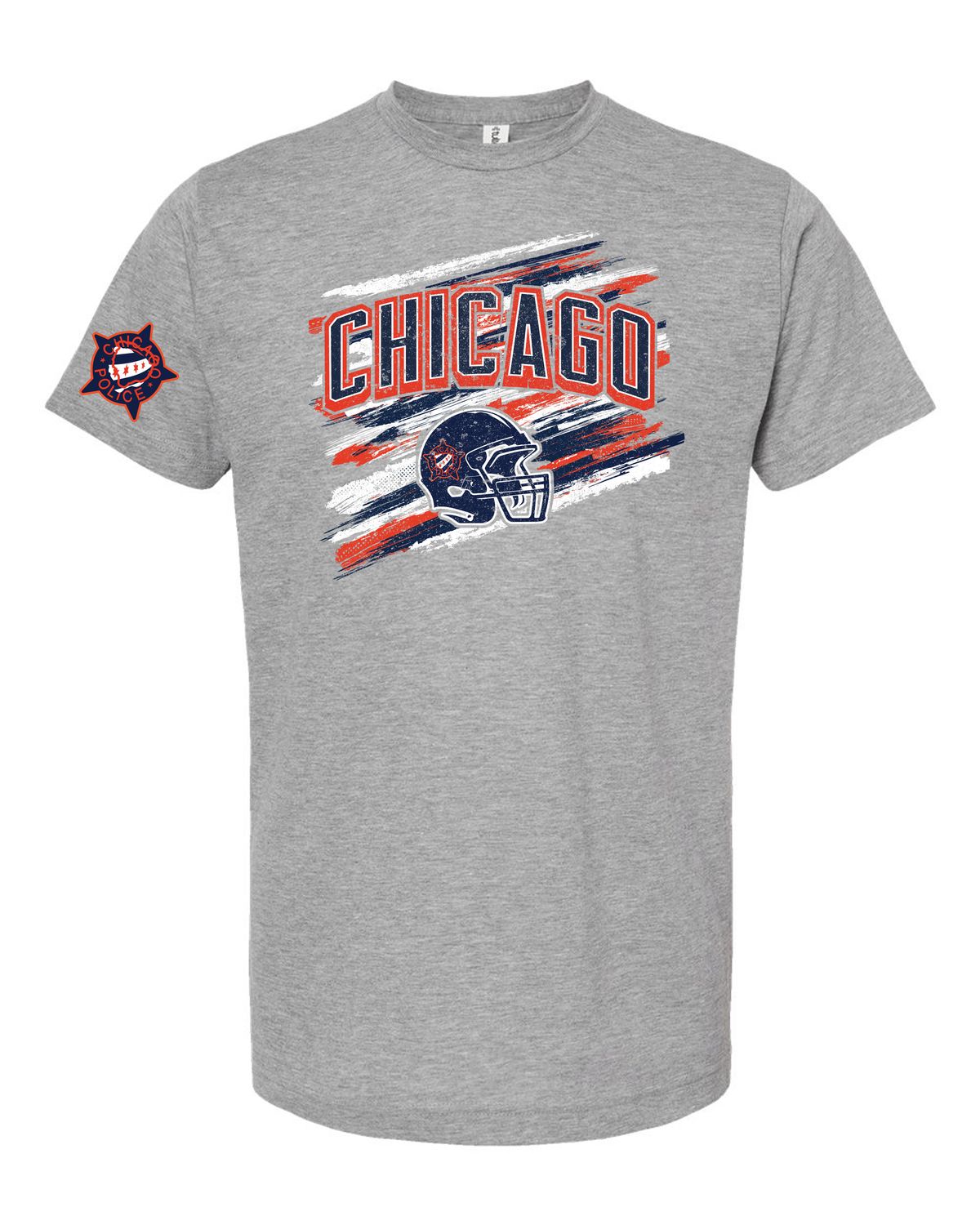 Bear Head  with Star On Sleeve Tee, Size: Small