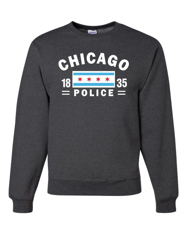 Chicago 1835 Police Sweat Shirt, Size: Small