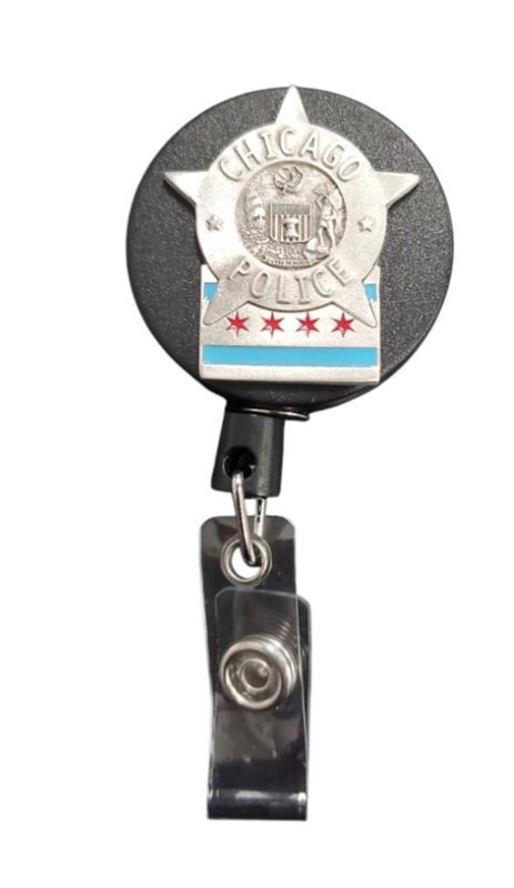 CPD PEWTER STAR LANYARD REEL