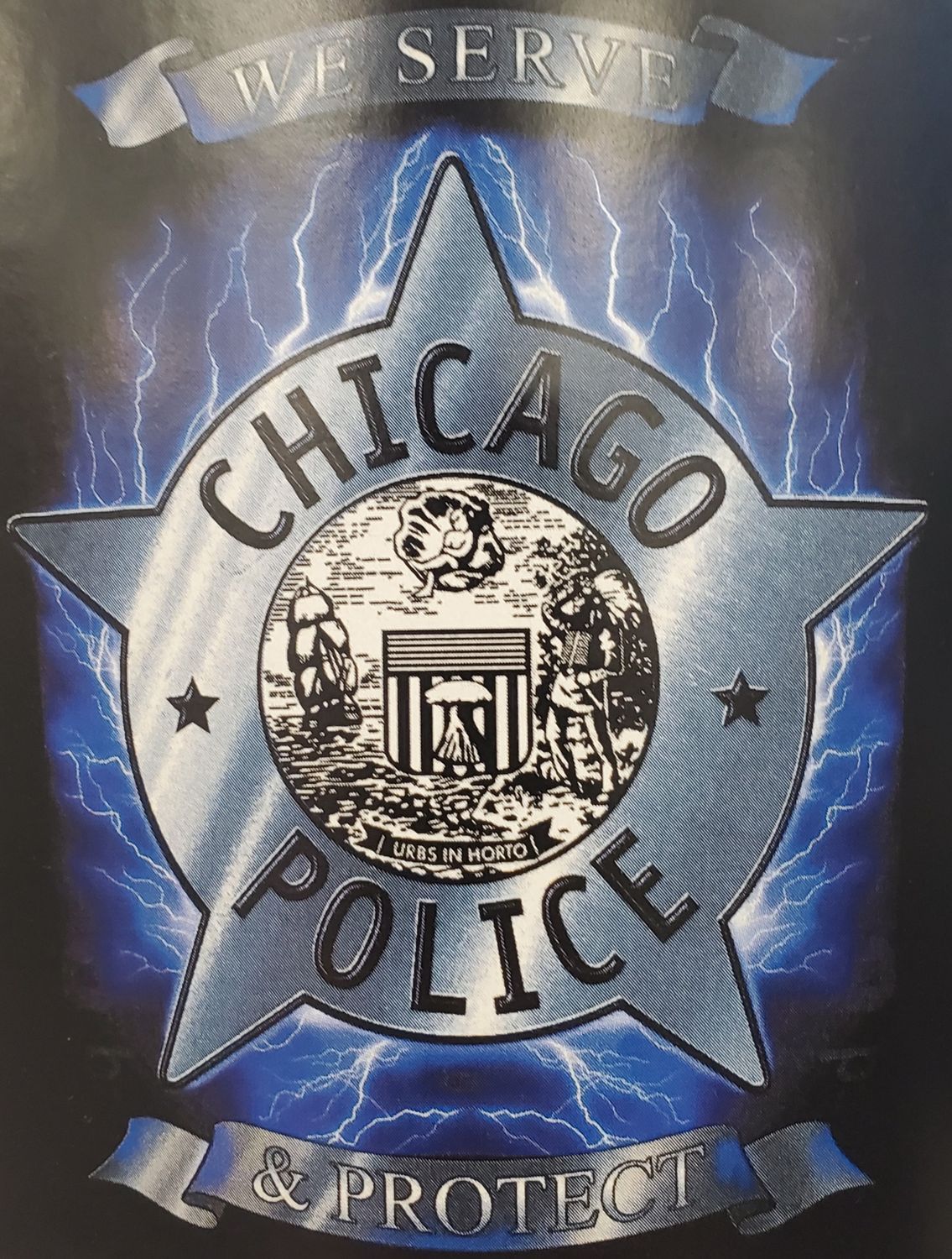 CPD STAR WE SERVE AND PROTECT BLANKET