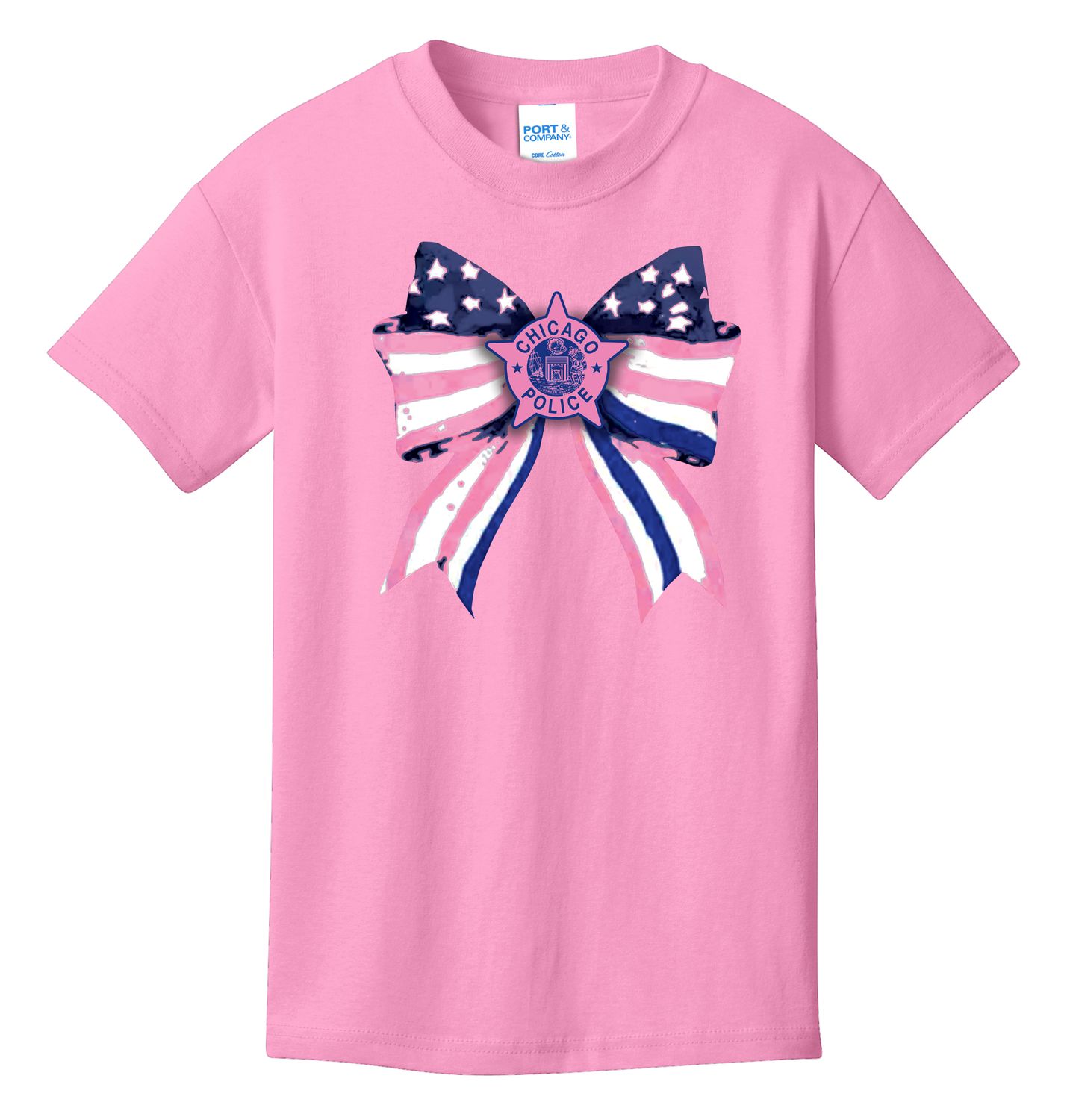 Girls Bow Pink Tee