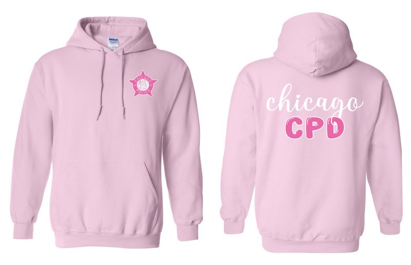 Ladies Pink CPD Hoodie
