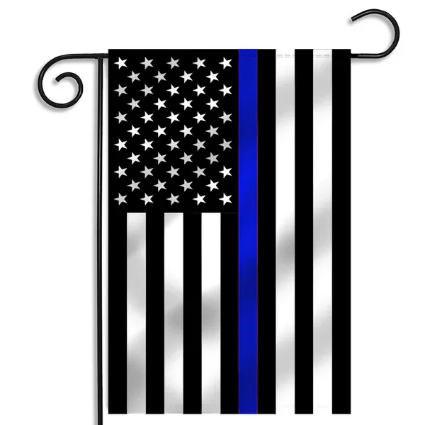 12 X 18 EMBROIDERED BLUE LINE GARDEN FLAG