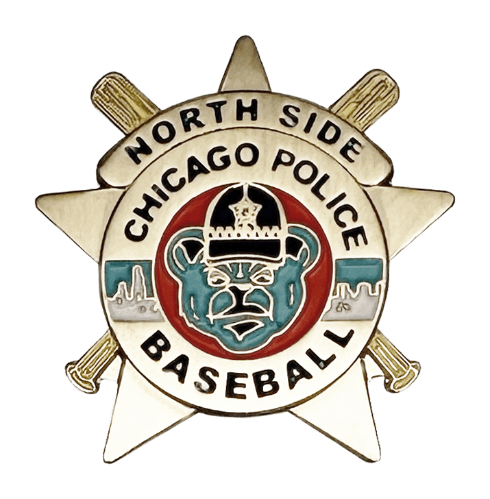 CPD NORTH SIDE BASEBALL LAPEL PIN