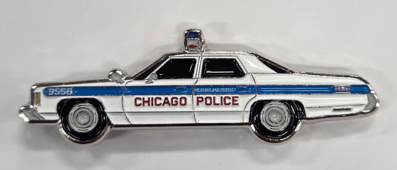 RETRO CPD SQUAD CAR CHALLENGE COIN