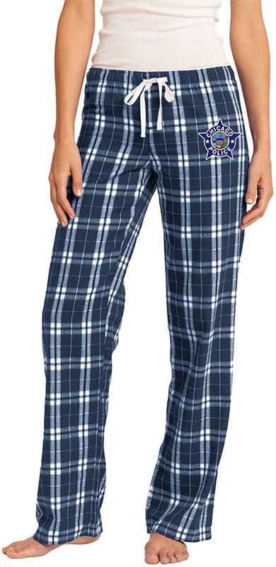 Chicago Police Unisex Flannel Plaid Pants