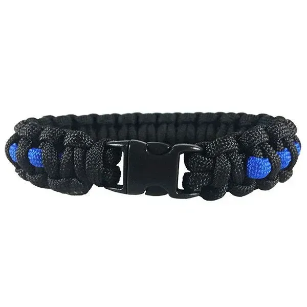 THIN BLUE LINE PARACORD BRACELET