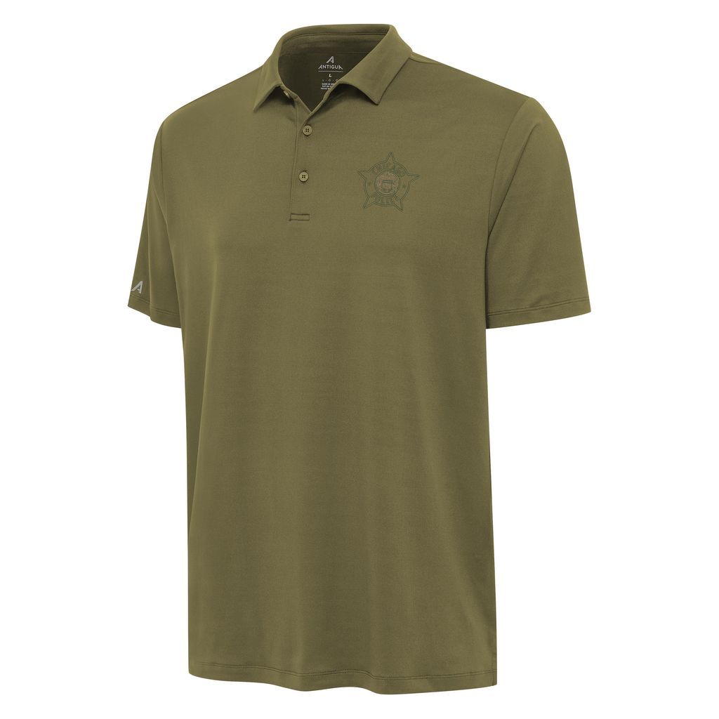 BURNT OLIVE REPROCESS ANTIGUA POLO, Size: Small