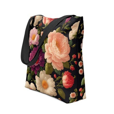 3D Floral Pattern I Tote bag