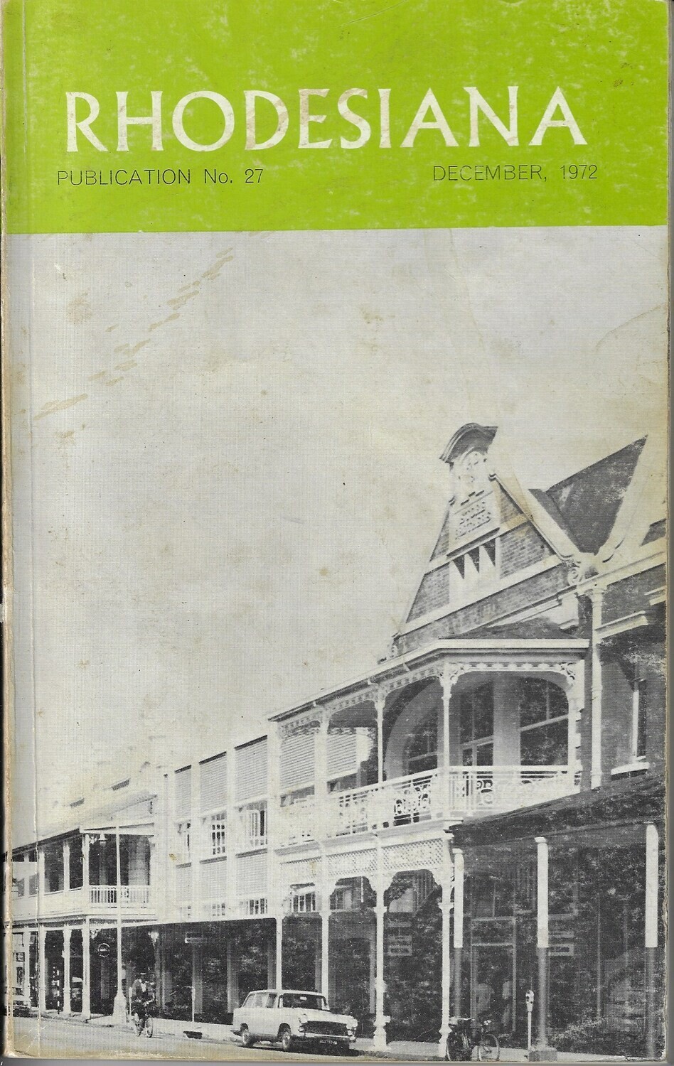Rhodesiana Magazine (December 1972)