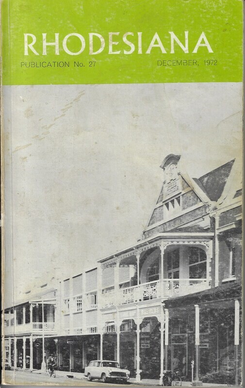 Rhodesiana Magazine (December 1972)