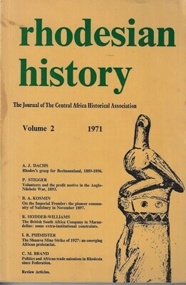 Rhodesian History (1971)