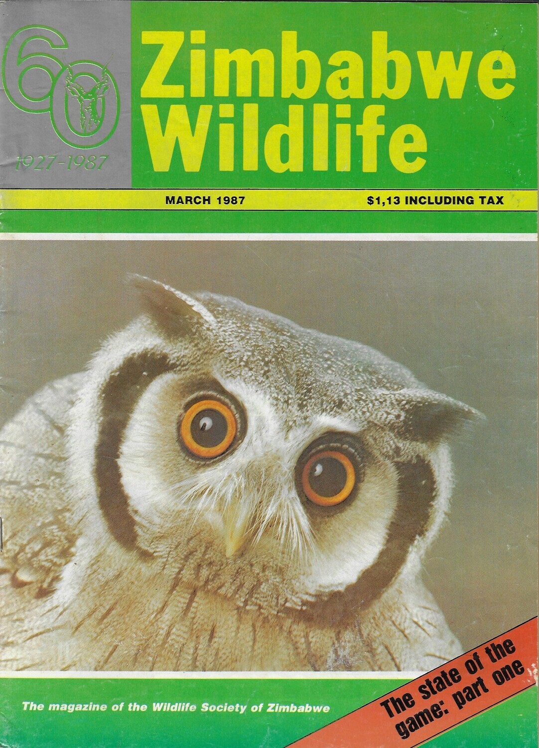 Zimbabwe Wildlife - March 1987
