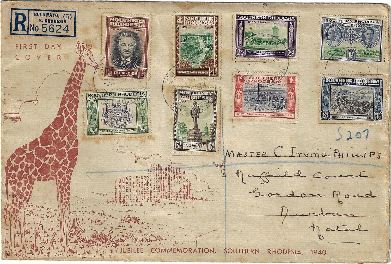 Jubilee Commemoration of Southern Rhodesia 1950