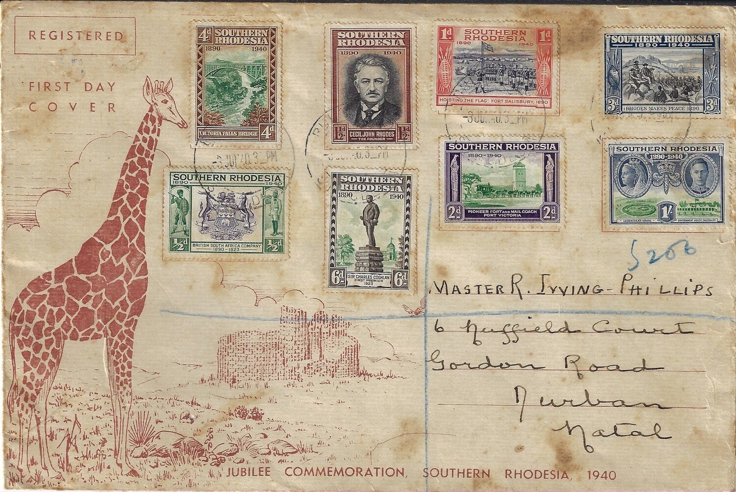 Jubilee Commemoration of Southern Rhodesia 1950