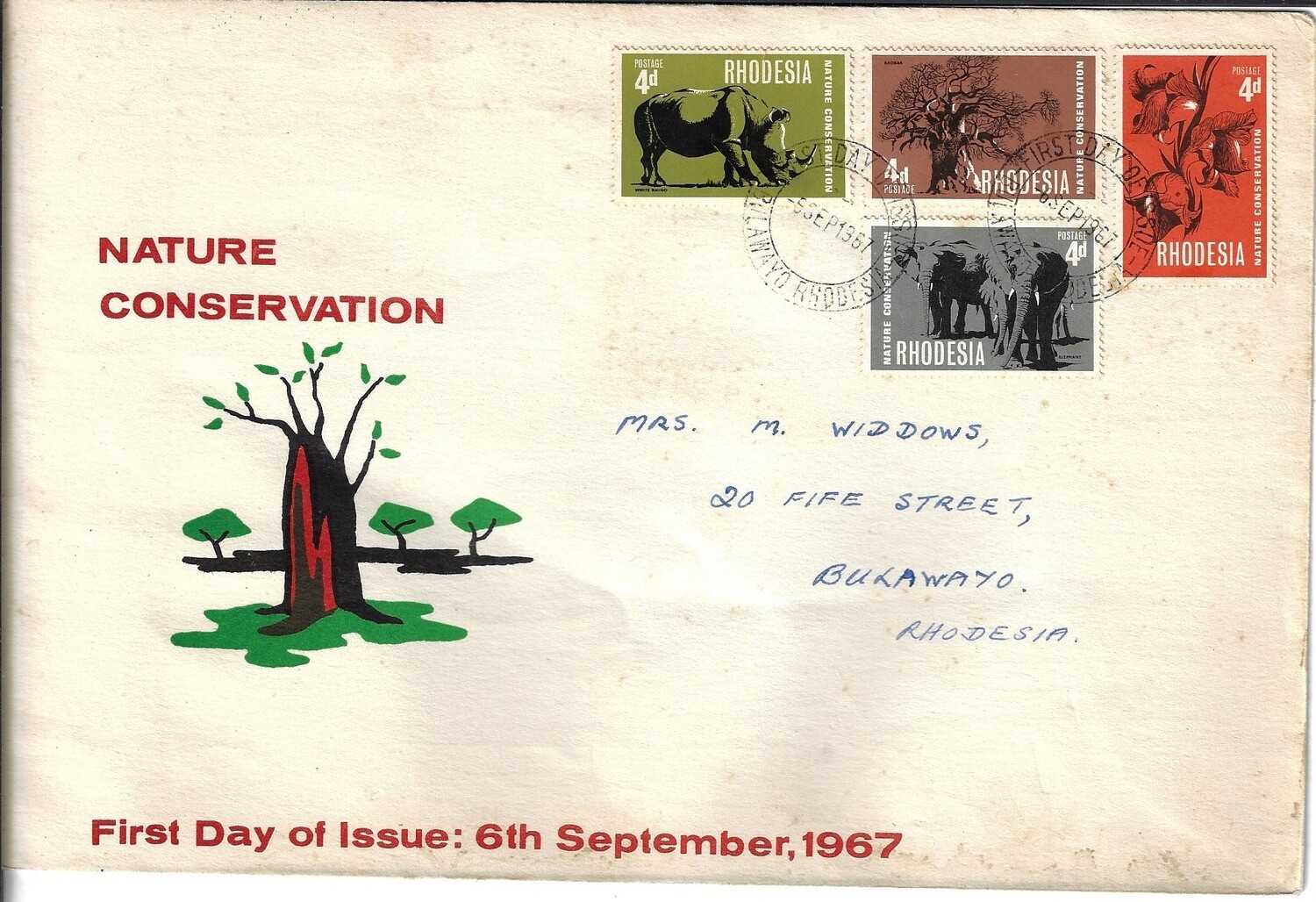 Rhodesia - Nature Conservation 6th September 1967