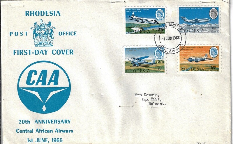 Central African Airways 20th Anniversary 1966