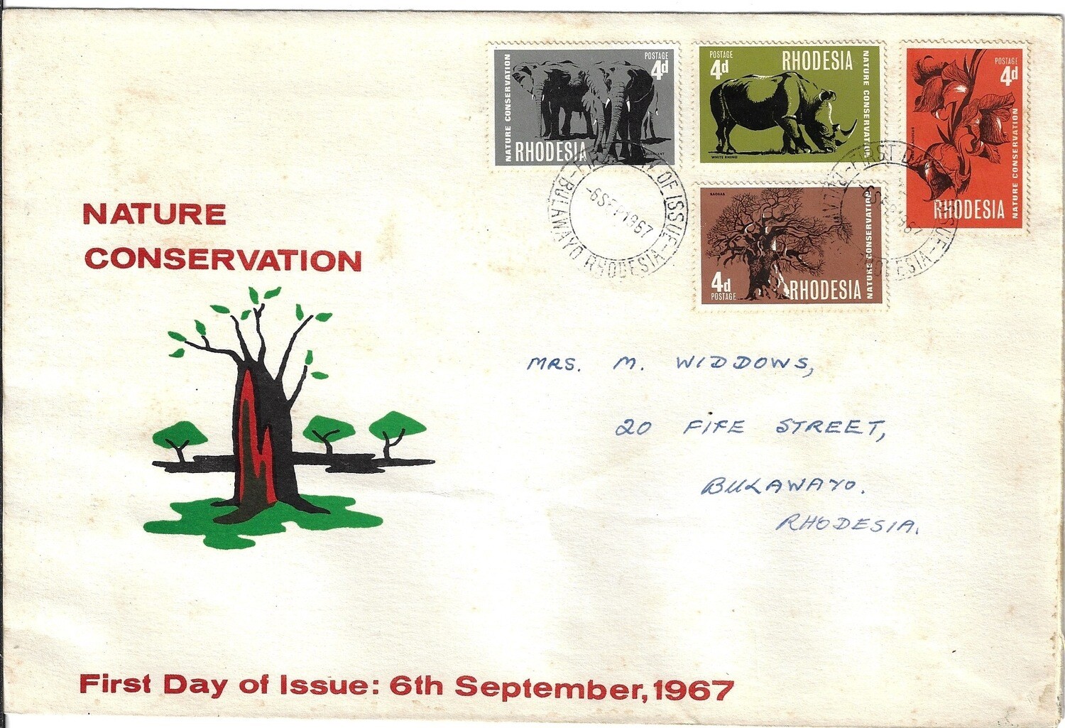 Rhodesia - Nature Conservation 6th September 1967