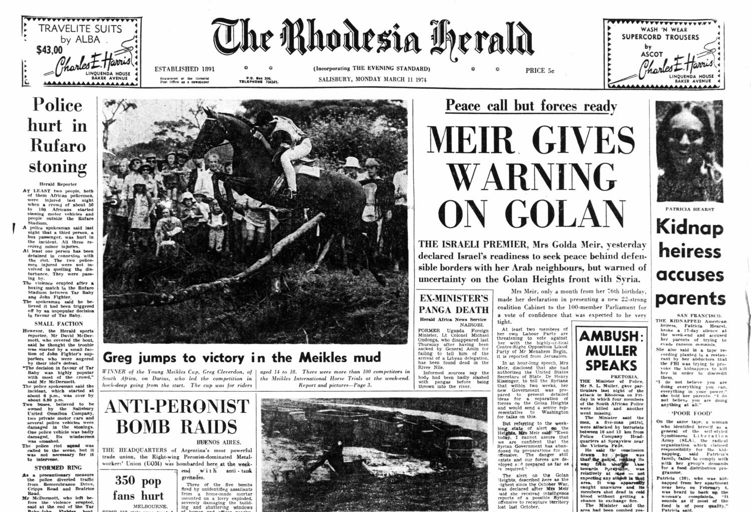 Rhodesia Herald - 11 March 1974