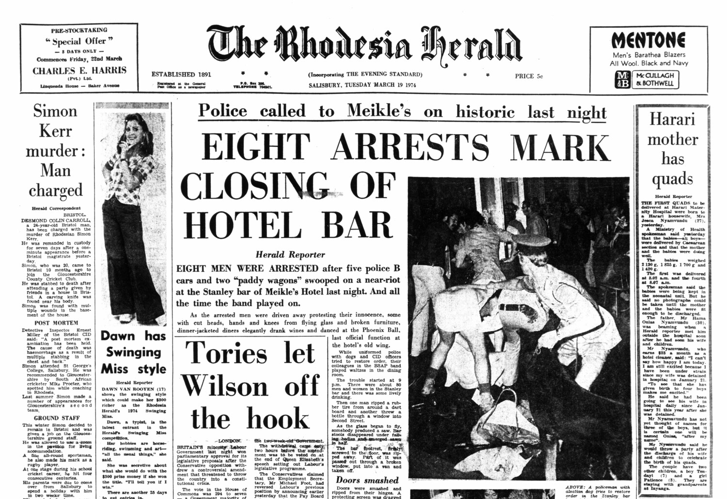 Rhodesia Herald - 19 March 1974