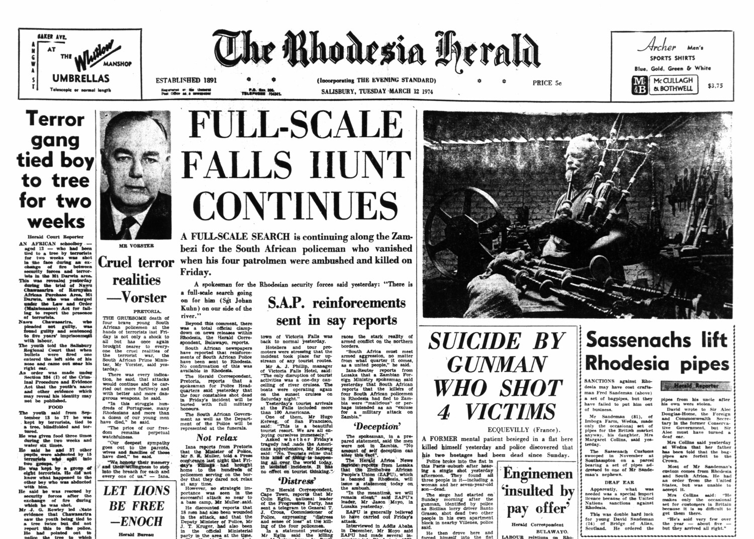 Rhodesia Herald - 12 March 1974