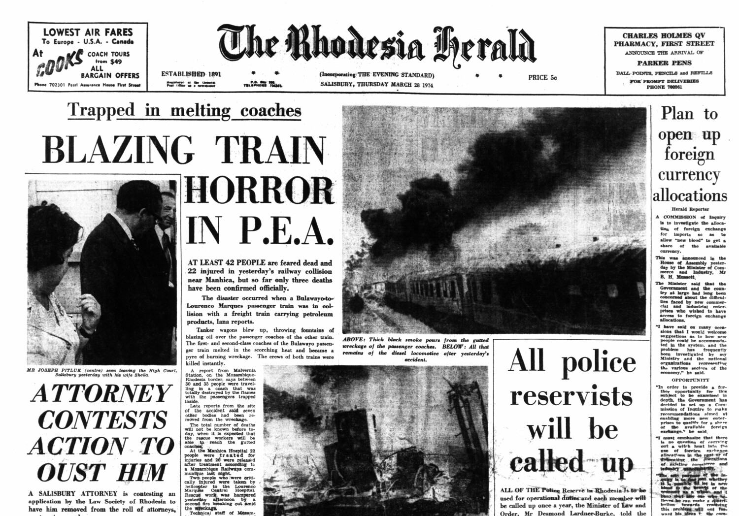 Rhodesia Herald - 28 March 1974