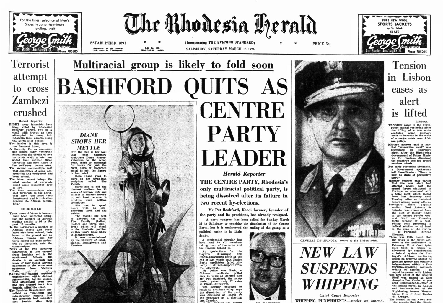 Rhodesia Herald - 16 March 1974